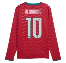 Prima Maglia Portogallo Bernardo 10 Mondiali 2026 Maniche Lunghe