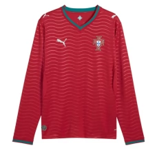 Prima Maglia Portogallo Mondiali 2026 Maniche Lunghe