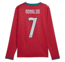 Prima Maglia Portogallo Ronaldo 7 Mondiali 2026 Maniche Lunghe