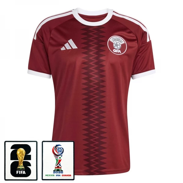 Prima Maglia Qatar Mondiali 2026 con Patch Prima Maglia Qatar Mondiali 2026 con Patch