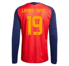 Prima Maglia Spagna Lamine Yamal 19 Mondiali 2026 Maniche Lunghe