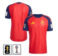 Prima Maglia Spagna Mondiali 2026 con Patch Prima Maglia Spagna Mondiali 2026 con Patch