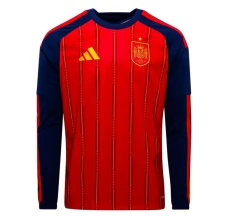 Prima Maglia Spagna Mondiali 2026 Maniche Lunghe