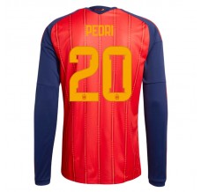 Prima Maglia Spagna Pedri 20 Mondiali 2026 Maniche Lunghe