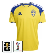 Prima Maglia Svezia Mondiali 2026 con Patch