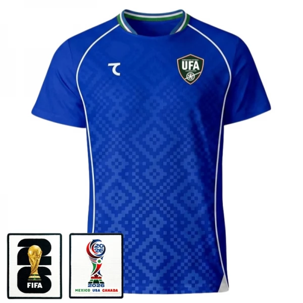 Prima Maglia Uzbekistan Mondiali 2026 con Patch Prima Maglia Uzbekistan Mondiali 2026 con Patch