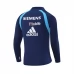 Real Madrid Felpa Allenamento 2003-04 - 1-4 Zip Retro Blu