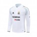 Real Madrid Felpa Allenamento 2004-05 - 1-4 Zip Retro Bianco