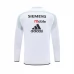 Real Madrid Felpa Allenamento 2004-05 - 1-4 Zip Retro Bianco