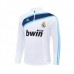 Real Madrid Felpa Allenamento 2005-06 - 1-4 Zip Retro Bianco