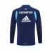 Real Madrid Felpa Allenamento 2005-06 - 1-4 Zip Retro Blu