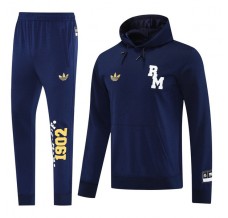 Real Madrid Tuta Felpa da Allenamento 2025/26 - Hoodie Blu