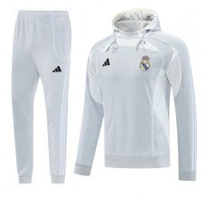 Real Madrid Tuta Felpa da Allenamento 2025/26 - Hoodie Grigio