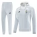 Real Madrid Tuta Felpa da Allenamento 2025/26 - Hoodie Grigio