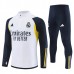 Real Madrid Tute Felpe da Allenamento 2023/24 - 1-4 Zip Bianco