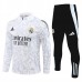 Real Madrid Tute Felpe da Allenamento 2024/25 - 1-4 Zip Bianco