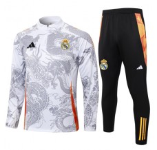 Real Madrid Tute Felpe da Allenamento 2024/25 - 1-4 Zip Dragon Bianco