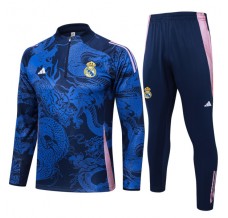 Real Madrid Tute Felpe da Allenamento 2024/25 - 1-4 Zip Dragon Blu