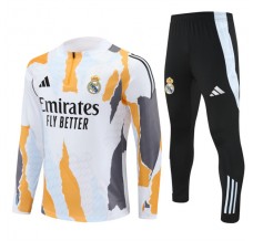 Real Madrid Tute Felpe da Allenamento 2024/25 - 1-4 Zip Giallo