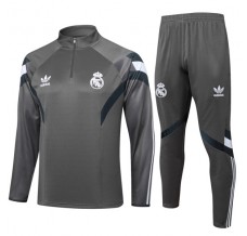 Real Madrid Tute Felpe da Allenamento 2024/25 - 1-4 Zip Grigio