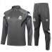 Real Madrid Tute Felpe da Allenamento 2024/25 - 1-4 Zip Grigio
