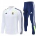 Real Madrid Tute Felpe da Allenamento 2025/26 - 1-4 Zip Bianco