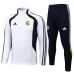 Real Madrid Tute Felpe da Allenamento 2025/26 - 1-4 Zip Bianco