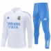 Real Madrid Tute Felpe da Allenamento 2025/26 - 1-4 Zip Bianco Blu