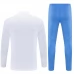 Real Madrid Tute Felpe da Allenamento 2025/26 - 1-4 Zip Bianco Blu