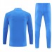 Real Madrid Tute Felpe da Allenamento 2025/26 - 1-4 Zip Blu