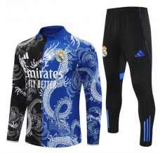 Real Madrid Tute Felpe da Allenamento 2025/26 - 1-4 Zip Dragon Nero