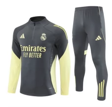 Real Madrid Tute Felpe da Allenamento 2025/26 - 1-4 Zip Grigio