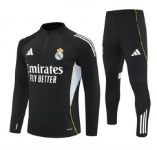 Real Madrid Tute Felpe da Allenamento 2025/26 - 1-4 Zip Nero