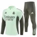 Real Madrid Tute Felpe da Allenamento 2025/26 - 1-4 Zip Verde