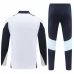 Real Madrid Tute Felpe da Allenamento Bambino 2024/25 - 1-4 Zip Bianco