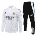 Real Madrid Tute Felpe da Allenamento Bambino 2024/25 - 1-4 Zip Bianco
