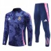 Real Madrid Tute Felpe da Allenamento Bambino 2024/25 - 1-4 Zip Blu