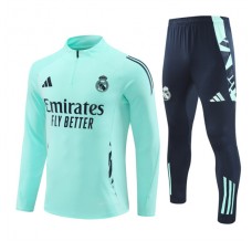 Real Madrid Tute Felpe da Allenamento Bambino 2024/25 - 1-4 Zip Blu