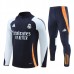Real Madrid Tute Felpe da Allenamento Bambino 2024/25 - 1-4 Zip Blu