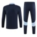Real Madrid Tute Felpe da Allenamento Bambino 2024/25 - 1-4 Zip Blu