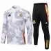 Real Madrid Tute Felpe da Allenamento Bambino 2024/25 - 1-4 Zip Dragon Bianco