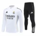 Real Madrid Tute Felpe da Allenamento Bambino 2025/26 - 1-4 Zip Bianco Real Madrid Tute Felpe da Allenamento Bambino 2025/26 - 1-4 Zip Bianco