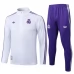 Real Madrid Tute Felpe da Allenamento Bambino 2025/26 - 1-4 Zip Bianco