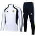 Real Madrid Tute Felpe da Allenamento Bambino 2025/26 - 1-4 Zip Bianco