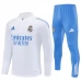 Real Madrid Tute Felpe da Allenamento Bambino 2025/26 - 1-4 Zip Bianco Blu