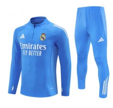 Real Madrid Tute Felpe da Allenamento Bambino 2025/26 - 1-4 Zip Blu