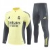 Real Madrid Tute Felpe da Allenamento Bambino 2025/26 - 1-4 Zip Giallo