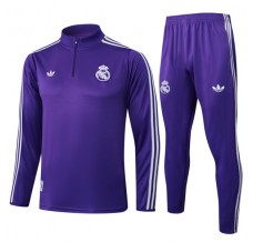 Real Madrid Tute Felpe da Allenamento Bambino 2025/26 - 1-4 Zip Viola