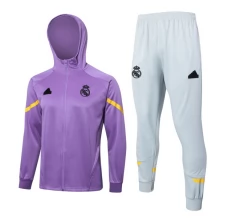 Real Madrid Tute Giacca da Allenamento 2024/25 - Cappuccio Viola