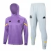 Real Madrid Tute Giacca da Allenamento 2024/25 - Cappuccio Viola